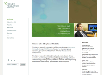The Kidney Research Institute