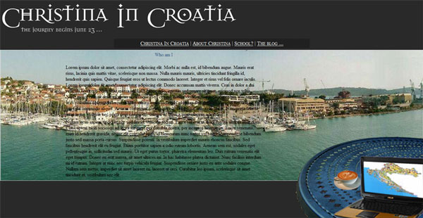 Christina in Croatia
