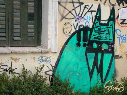 graffiti with watermark